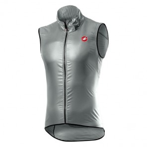 GILET CASTELLI ARIA - GRIGIO CHIARO