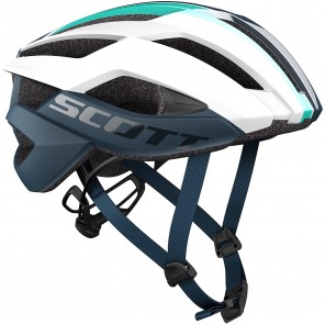 CASCO SCOTT ARX PLUS - BIANCO/BLU